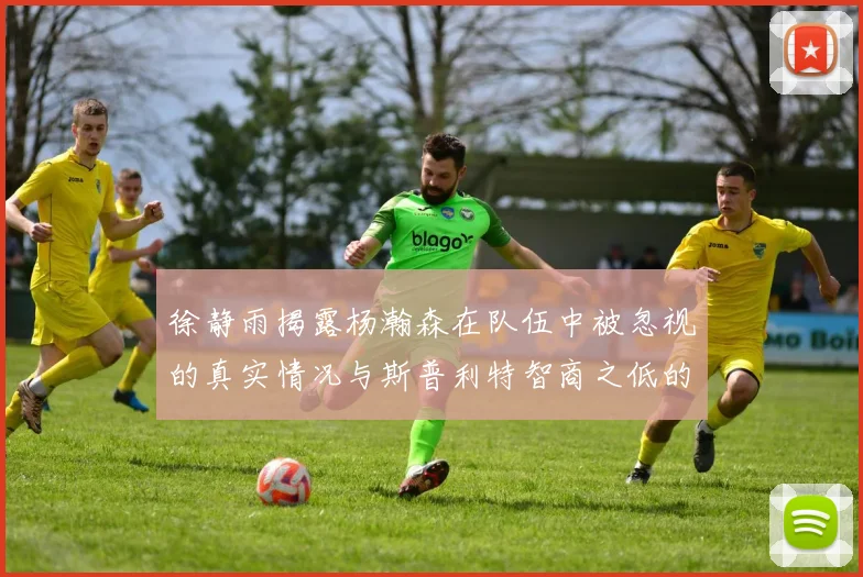 徐静雨揭露杨瀚森在队伍中被忽视的真实情况与斯普利特智商之低的尴尬真相